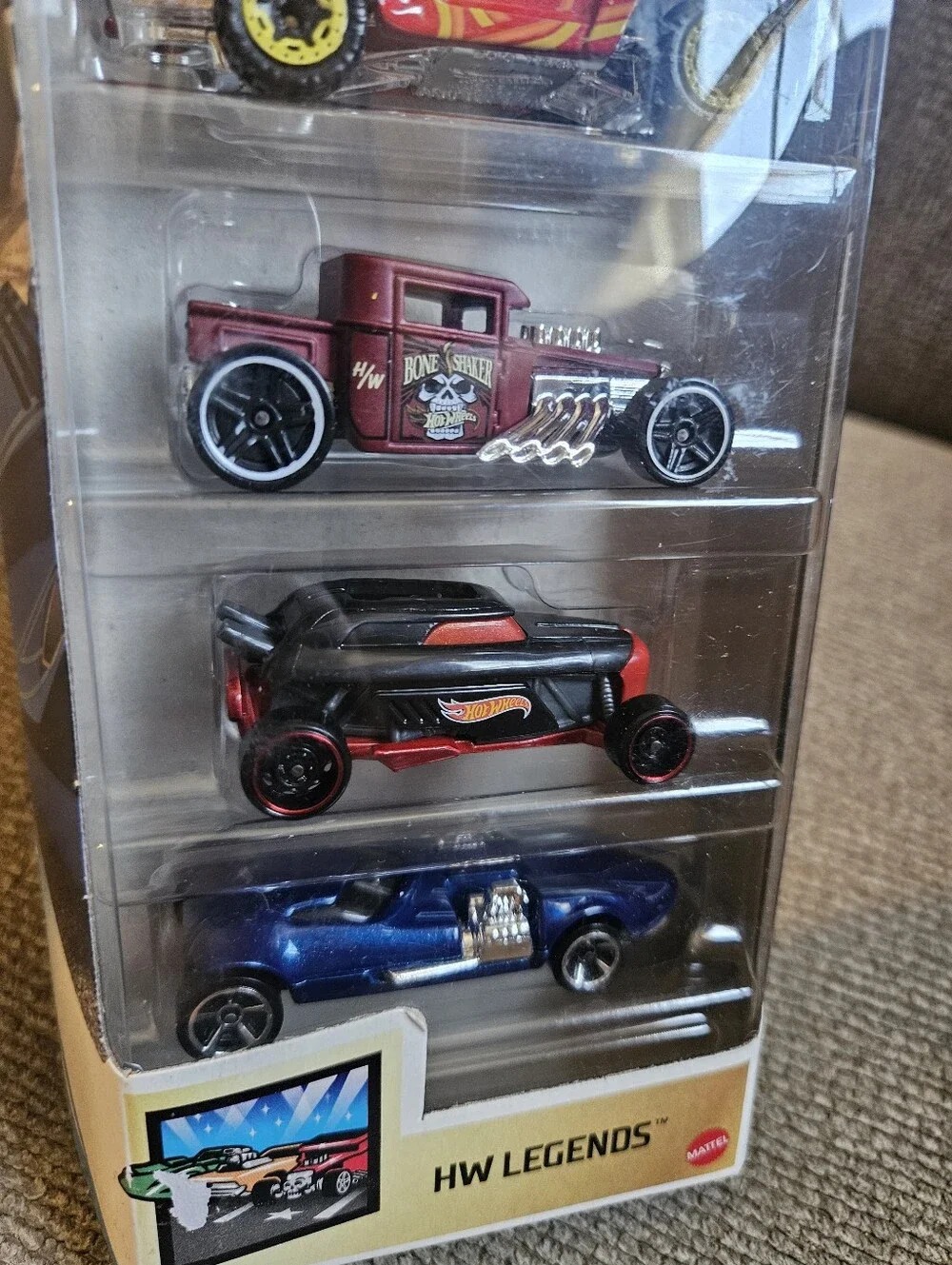 NEW, Unopened 2021 Hot Wheels HW Legends 5 Pack Diecast Cars